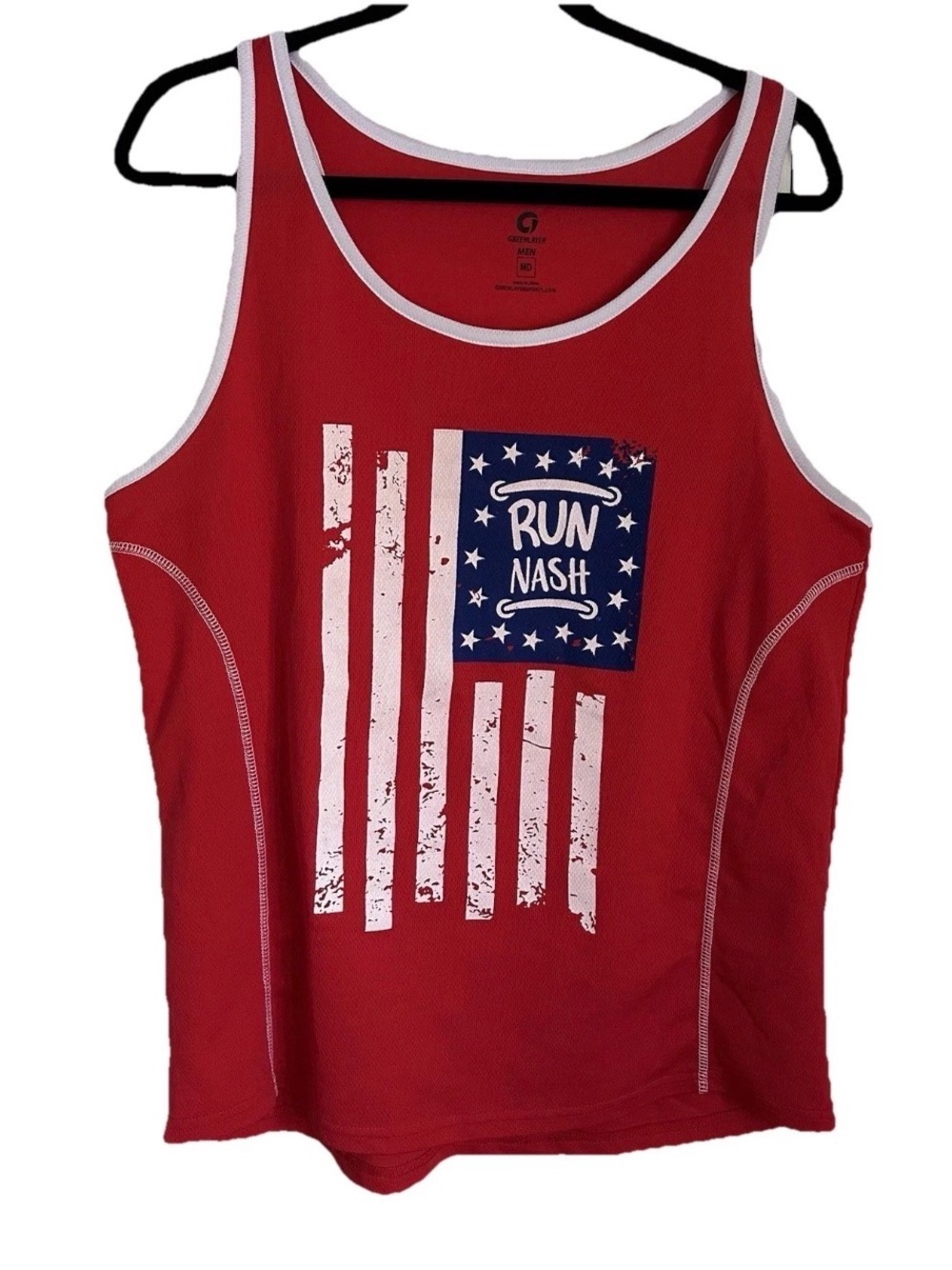 2019 Music City Run Nash July 4th Annual 5K 10K Run Walk Event Tank M Nashville